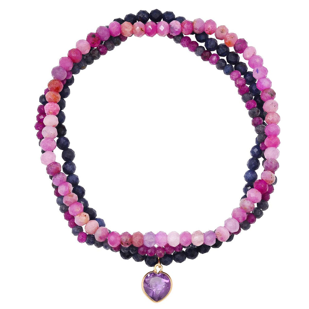 Heart Center Ruby Bracelets - Soul Journey Jewelry