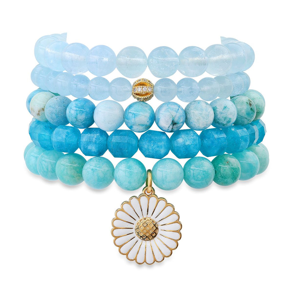 Deep End Aquamarine Bracelets - Soul Journey Jewelry