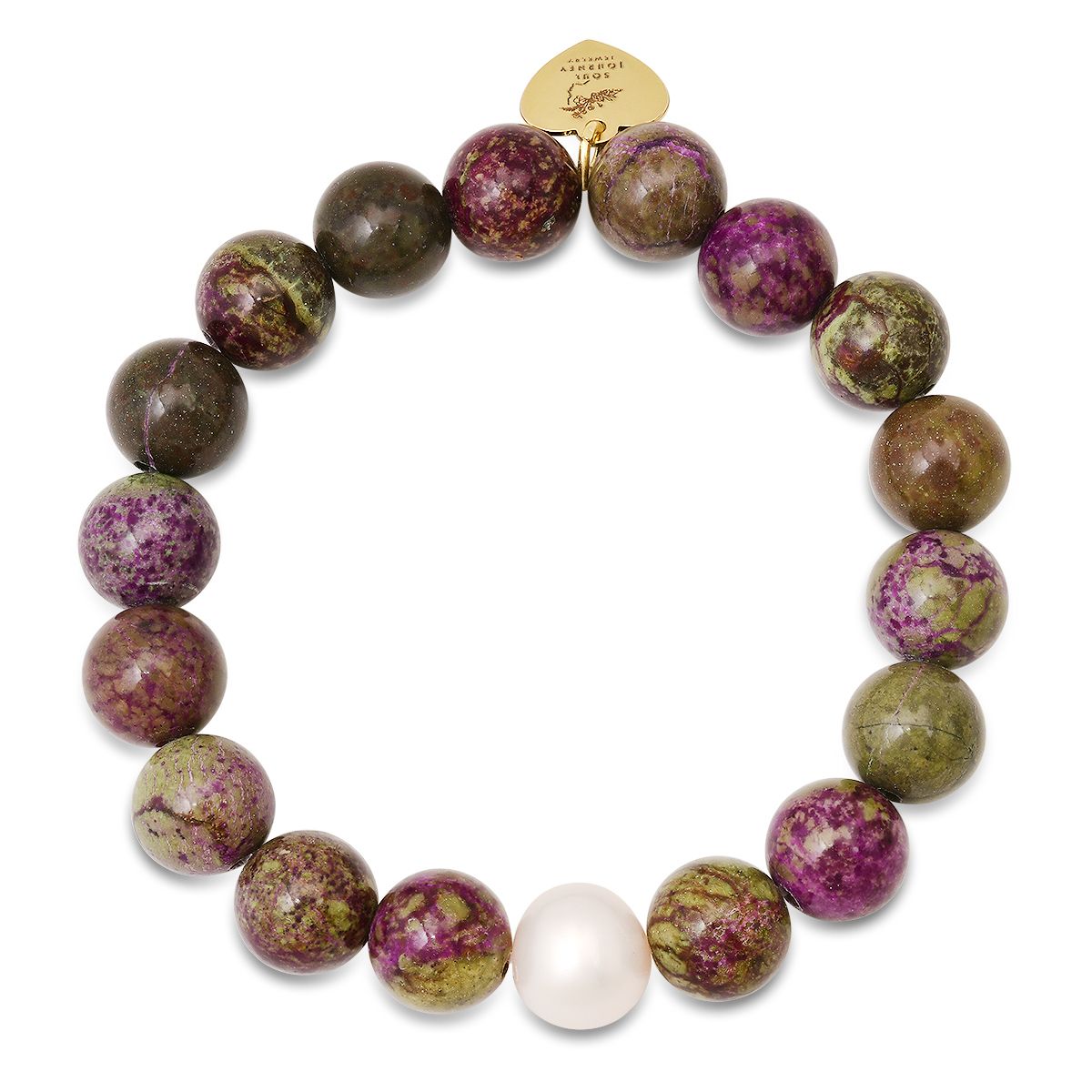 Stichtite Connections Pearl Bracelet - Main Image