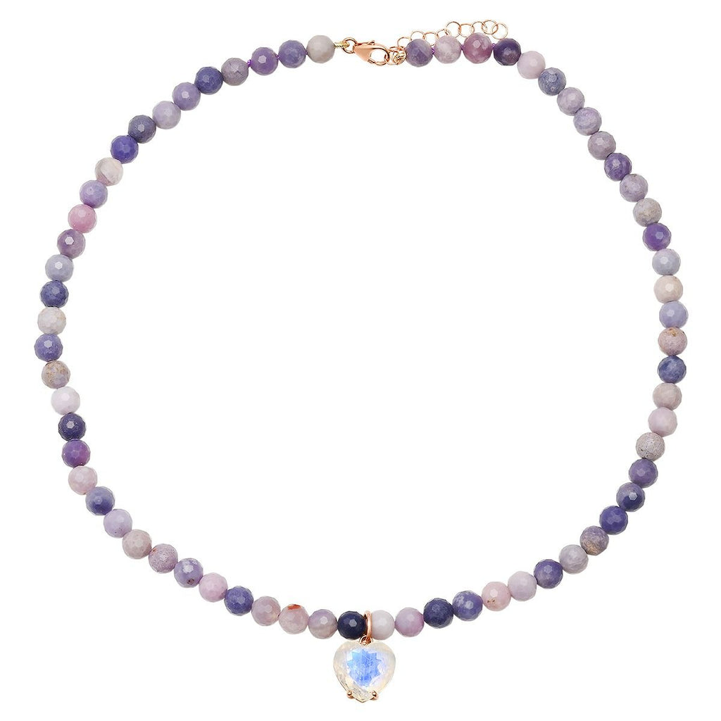 Intuitive Heart Sugilite Necklace