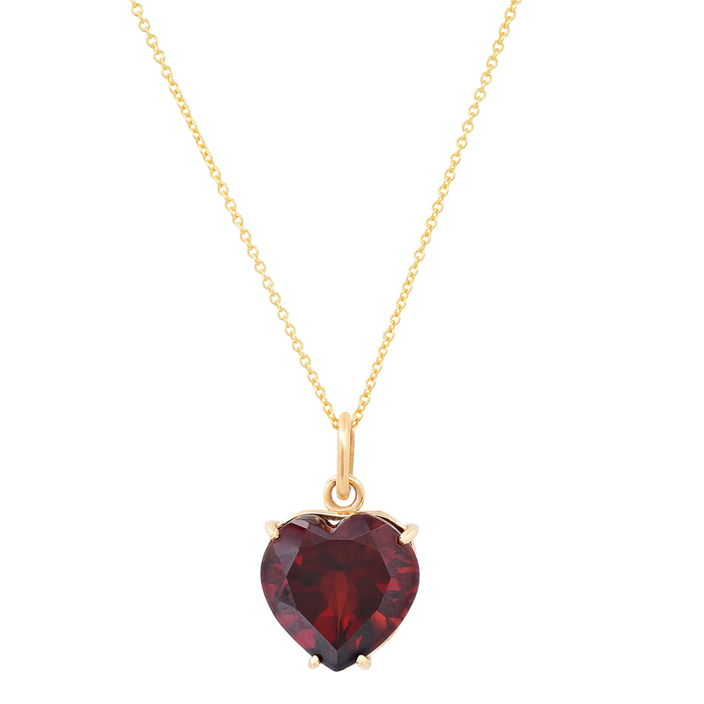 Sterling Silver Heart Medical Alert Necklace | Engraved Garnet ID – CHARMED  Medical Jewelry