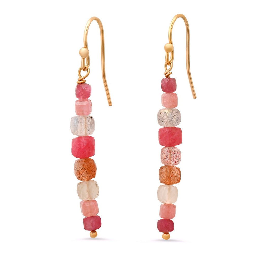 Candy Store Thulite Earrings