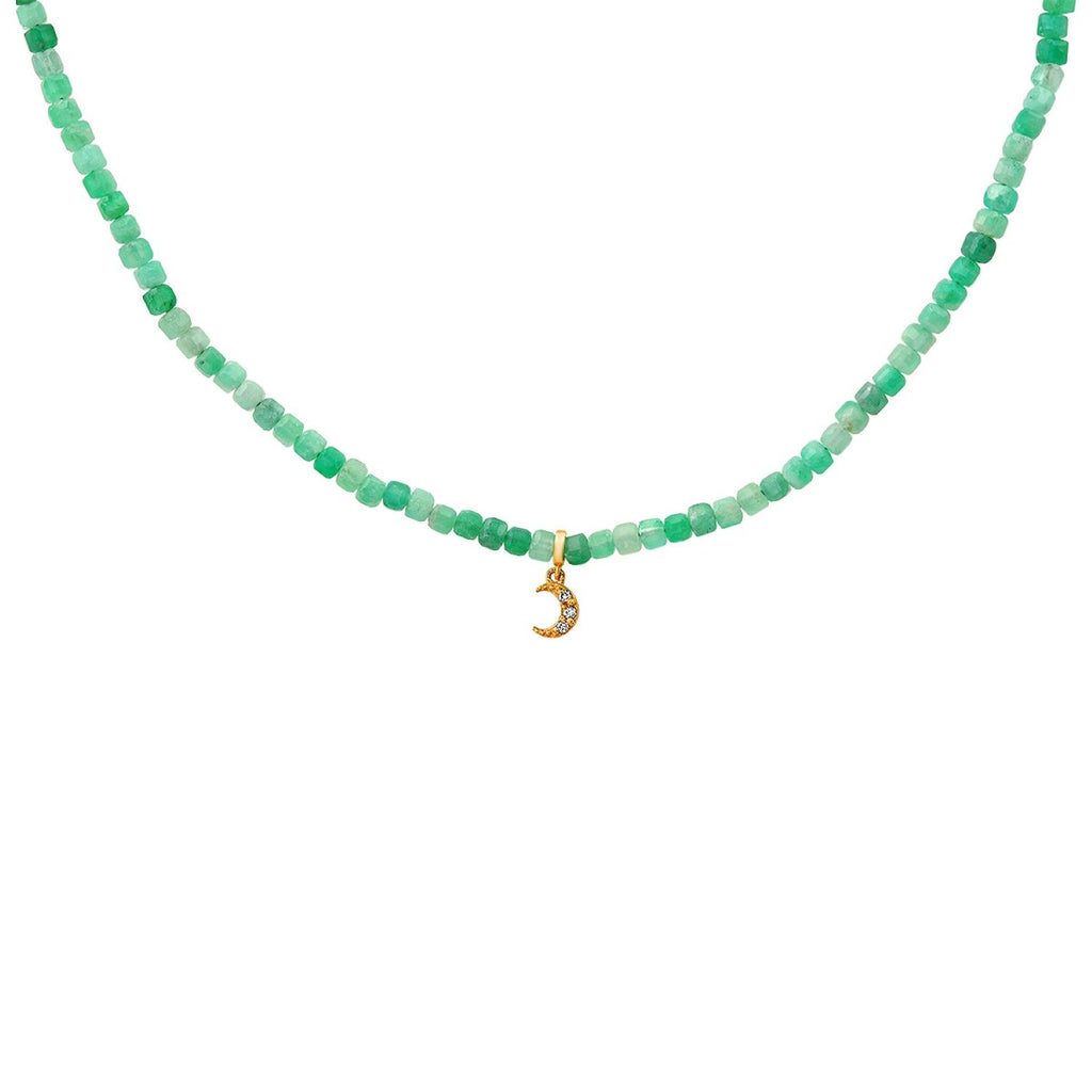 Emerald Lune Necklace