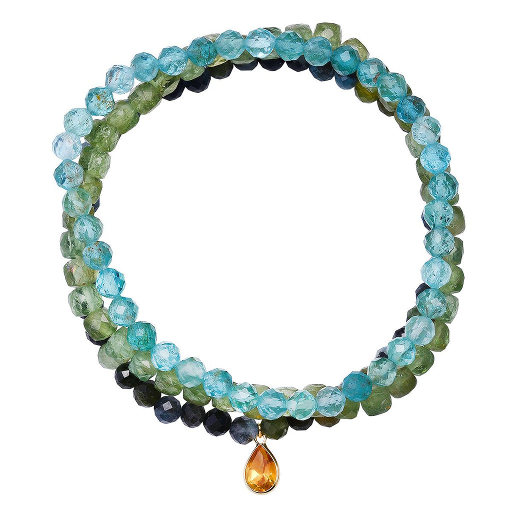 Ocean Waves Kyanite Bracelets - Soul Journey Jewelry