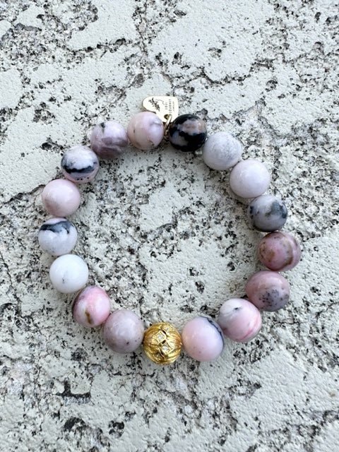 Liberty and Independence Pink Opal Bracelet