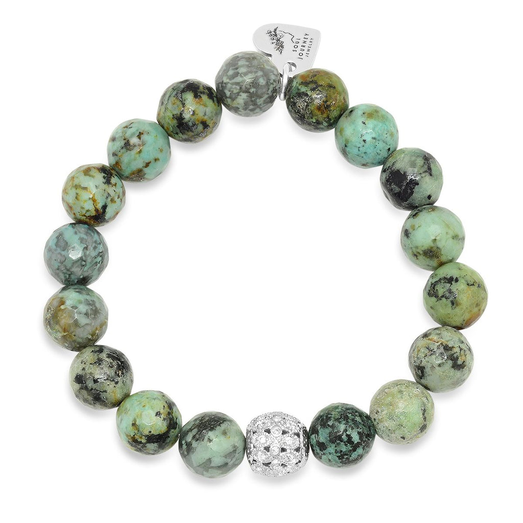 Self Acceptance African Turquoise Bracelet