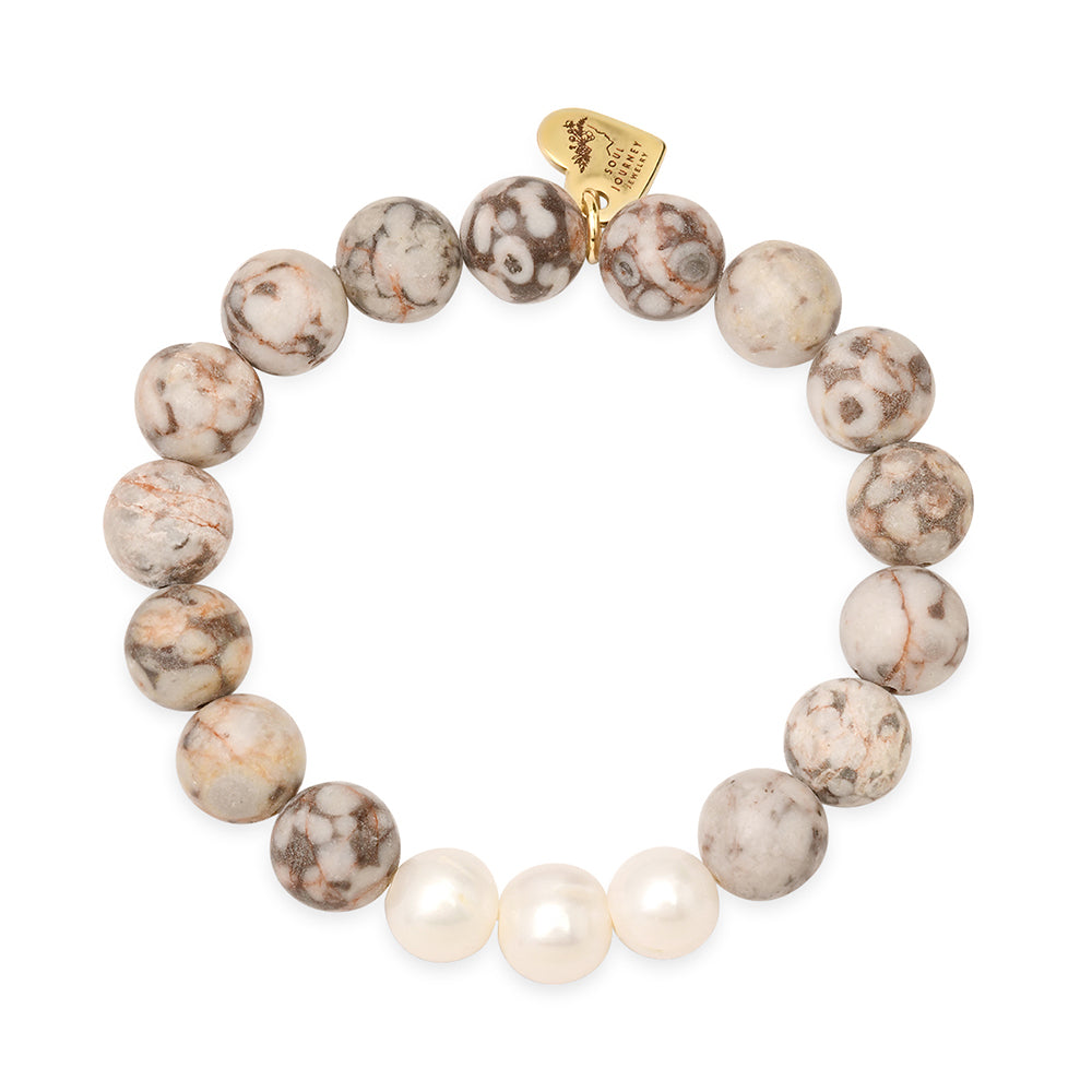 Sublime Fossil Pearl Bracelet