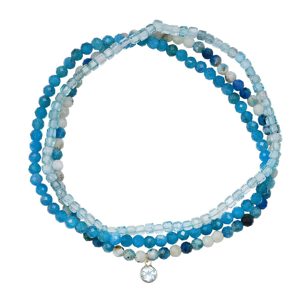 Azure Seas Gemstone Bracelets - Soul Journey Jewelry
