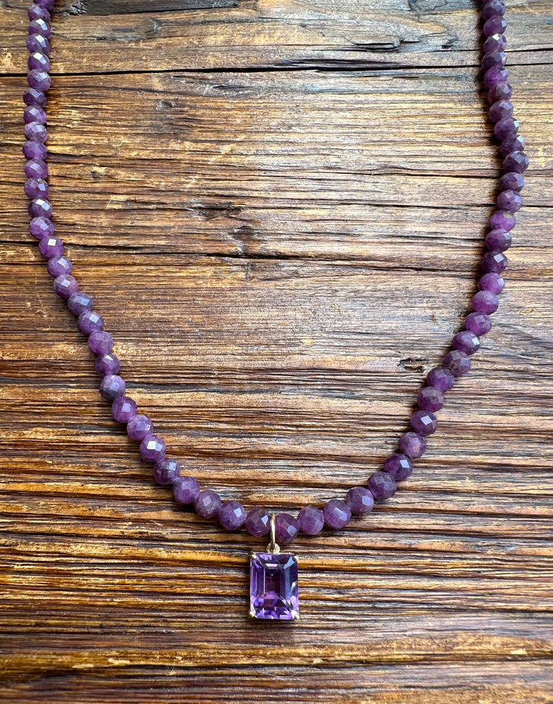 Peaceful Magic Ruby Necklace - Soul Journey Jewelry