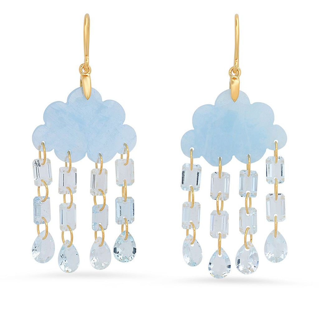 Blue Clouds Chandelier Earrings - Soul Journey Jewelry